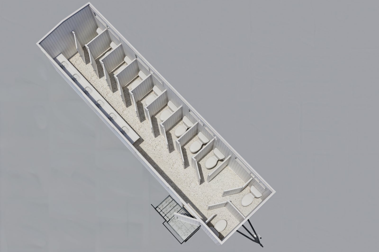 BPMF1085-06-WC11P · BP1085 Módulo de baños de 11 servicios