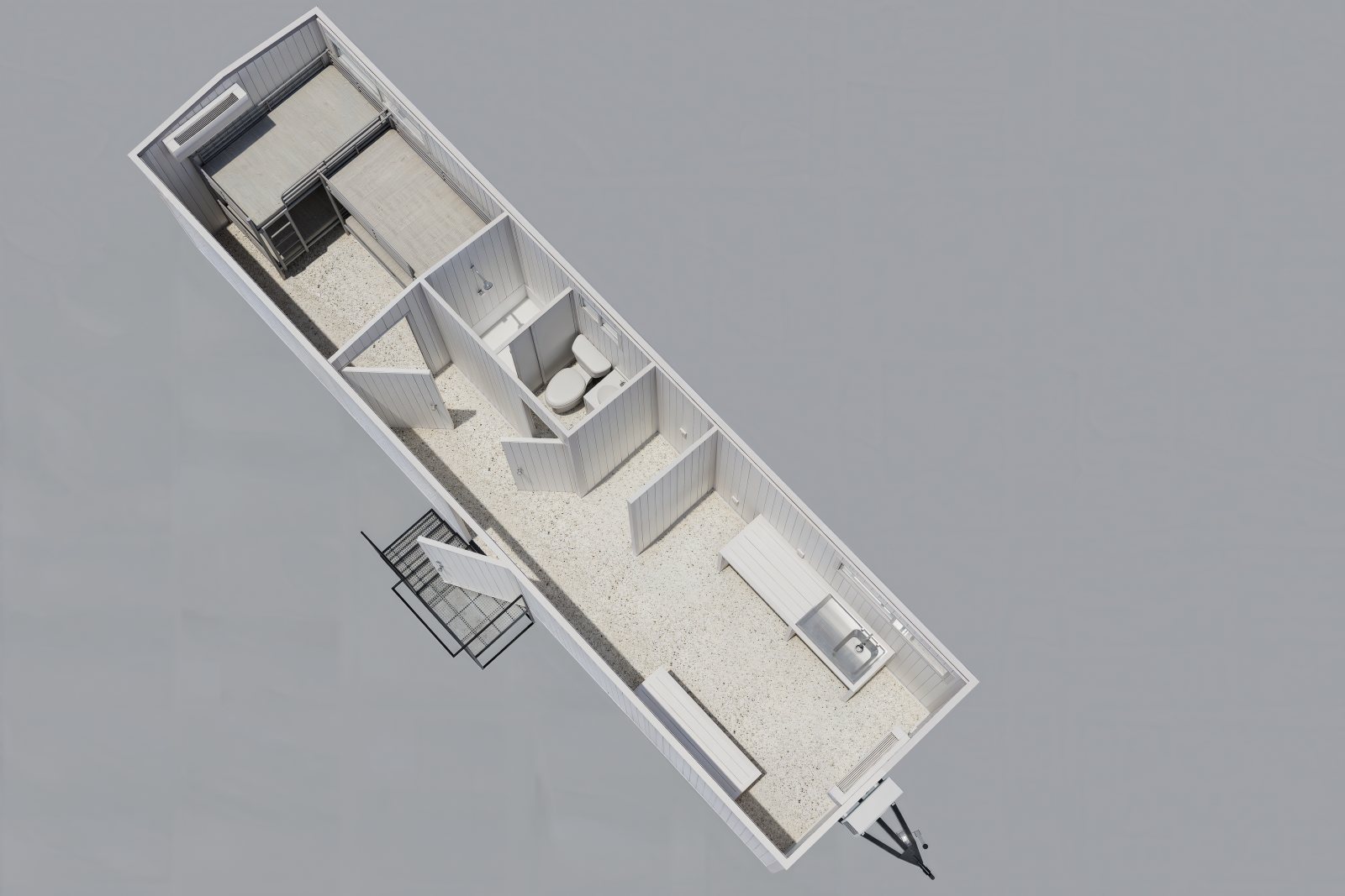 BPMF1085-09-DB4P · BP1085 Dormitorio+Baño de 4 servicios